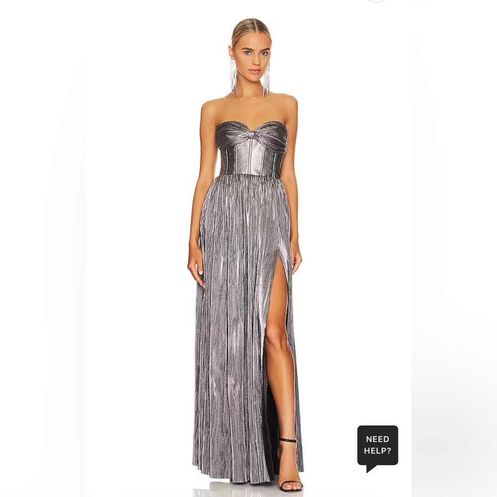 Bronx and Banco Florence Gown, Silver, Small